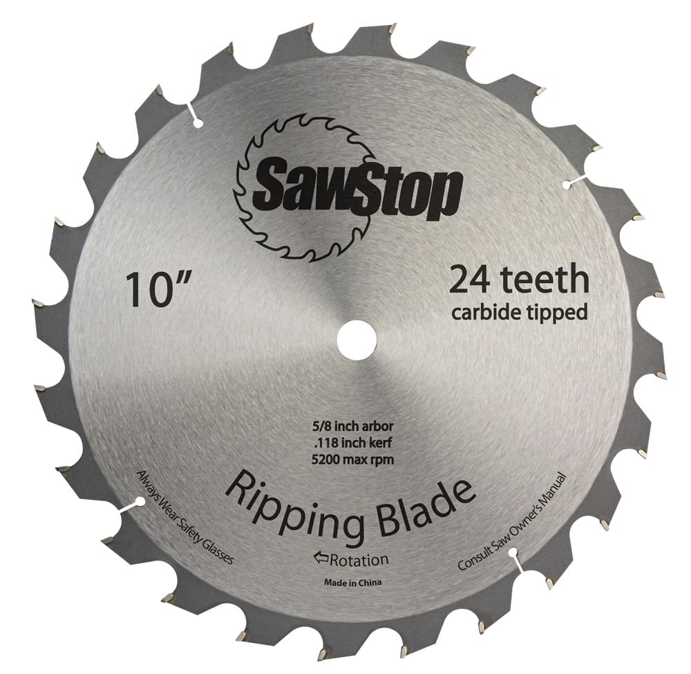 BTS-R-24ATB SAWSTOP 24-Tooth Ripping Table Saw Blade BTS-R-24ATB
