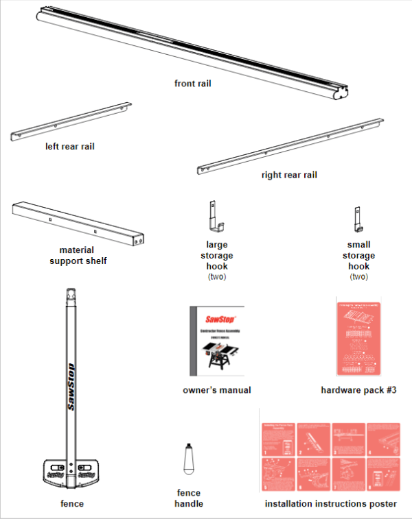 CNS-SFA Contractor Aluminum 30″ Fence System